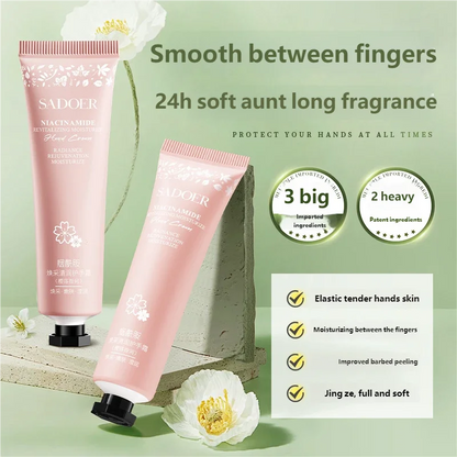 10pcs Floral & Fruity Hand Cream Set - Moisturizing Nourishing Anti-Chap Repairing Hand Care Skincare Beauty Pack