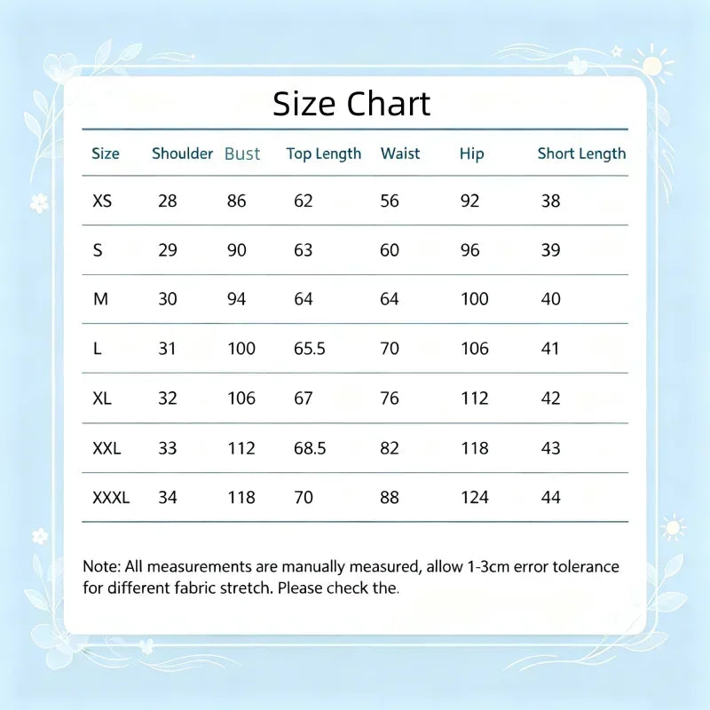 New Summer Women's Floral Print Tank Top Set Street-Style Versatile Fashion Tank Top and Shorts Two-Piece Set Sports T-Shirt Set