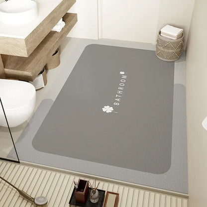 Carpet in the Bathroom Mat Absorbent Non-Slip Floor Mats Home