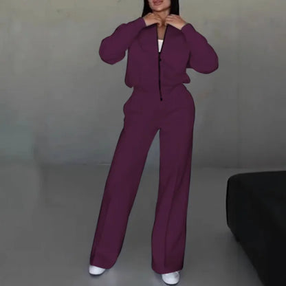 Fashion Two-piece Women's White Sports Suit Loose Sports Shirt+casual Pants Sets Sportswear Women Clothes Tracksuit Women Outfit