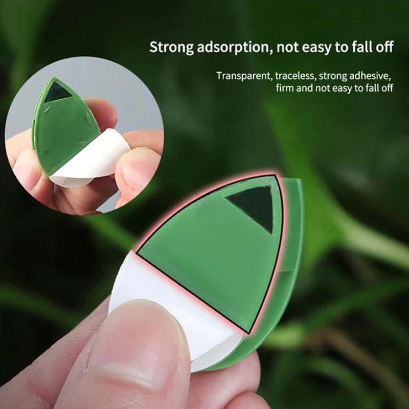 20pcs Plant Climbing Wall Fixture Rattan plants growth climb traceless vine fixing tool Self-Adhesive Green Clip Traction Holder