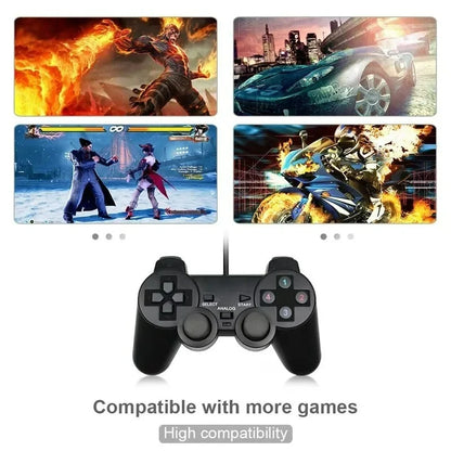 Wired USB PC Gaming Joystick Gamepad Game Controller for Windows Laptop Computer WinXP Win7 Win8 Win10 Gaming Accessories
