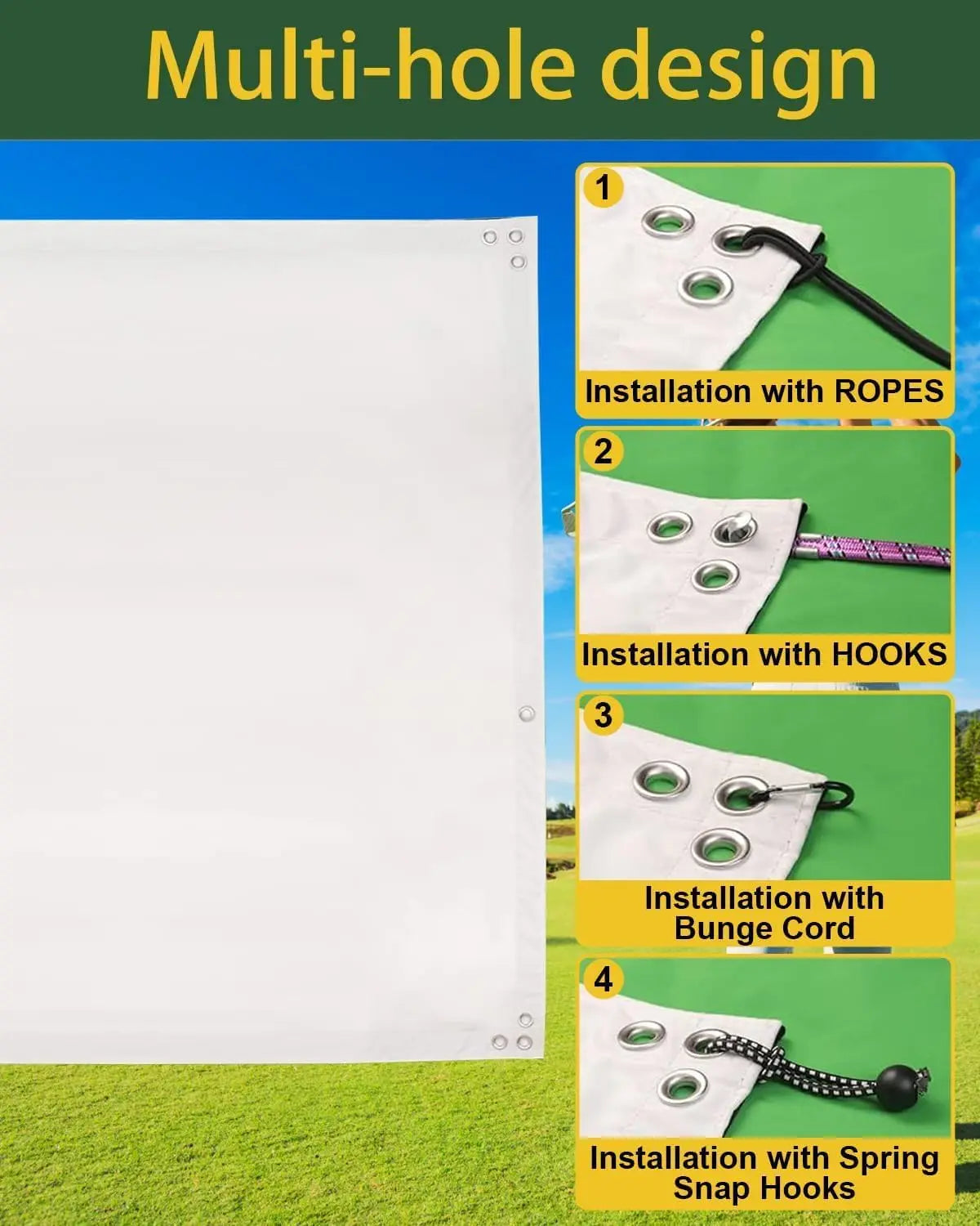 Golf Simulator Impact Screen（118 * 118）