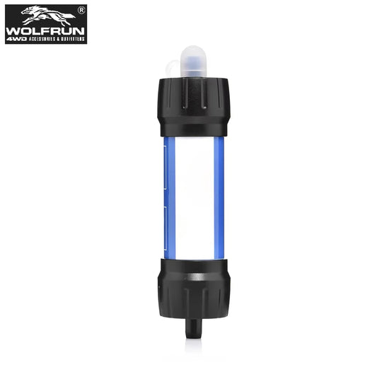 Reusable Straw Water Filter for Outdoor Camping Emergency Portable Water Filter with Medical-Grade Hollow Fiber Tech