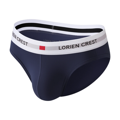 3Pcs Low Waist Men's Cotton Briefs, No‑Fly U‑Pouch Sports Underwear, Sexy Elastic Breathable Daily Underpants Male