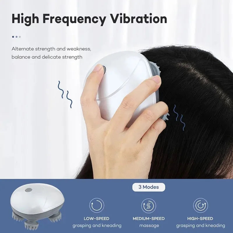 Electric Cat Massager Body Shoulder Leg Arm Neck Deep Tissue Head Scalp Dog Massage Kneading Relaxing Head Vibrating Device