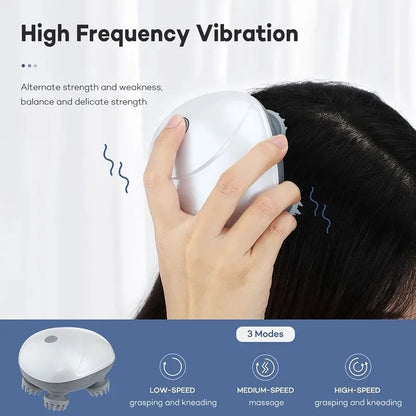 Electric Cat Massager Body Shoulder Leg Arm Neck Deep Tissue Head Scalp Dog Massage Kneading Relaxing Head Vibrating Device