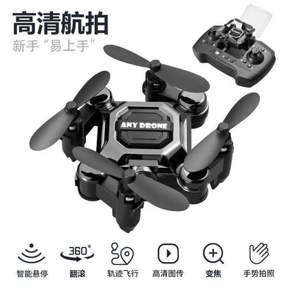 Mosquito drone, mini folding drone, aerial camera drone, student remote-controlled helicopter, small toy