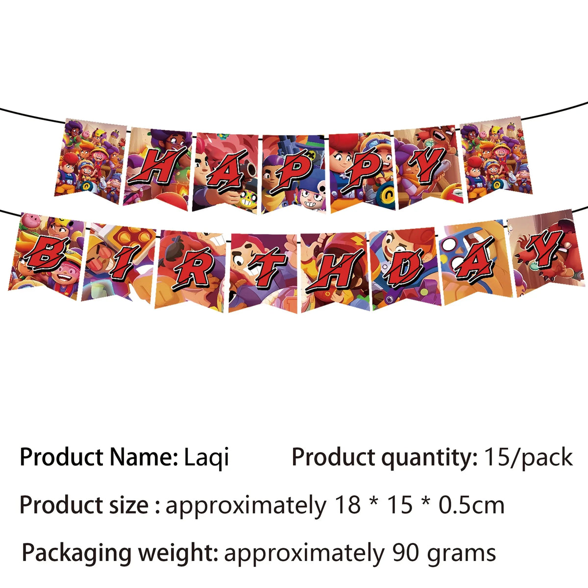 Kids Party Favors Decoration Balloons Gift Bag Brawl Stars Theme Happy Birthday Banner Tableware Paper Plates Napkins Tablecloth