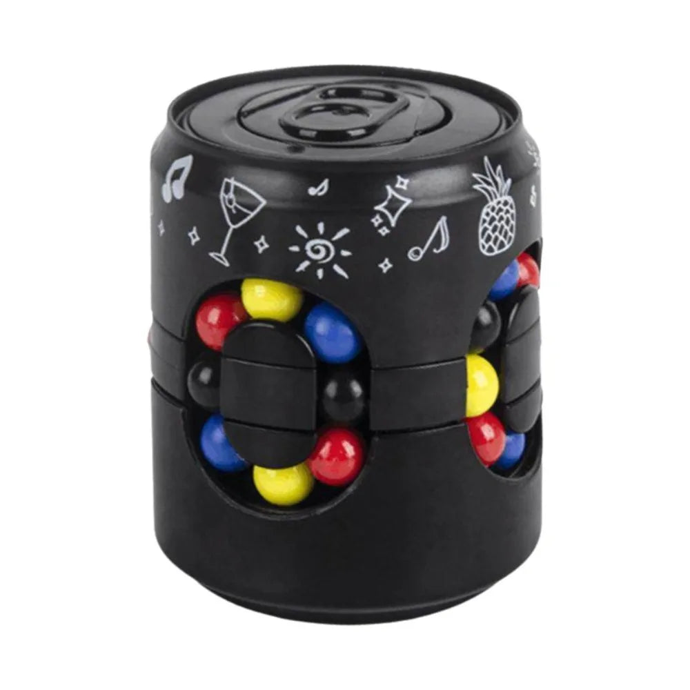 Funny Plastics Soda Can Fidget Toy Finger Gyro Rotating Ball Rotating Ball 3D Can 's Cube Toys