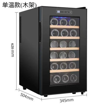 18-Pack Red Wine Constant Temperature Wine Cabinet Refrigerator Electronic Air Cooling Refrigerated Cabinet