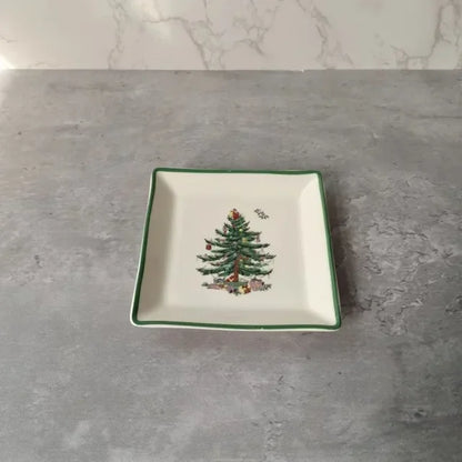 Holiday-themed Christmas Ceramic Plates Cutlery Sets Dinner Plates Bowls Soup Plates Mugs Coffee Cups Saucers Sets