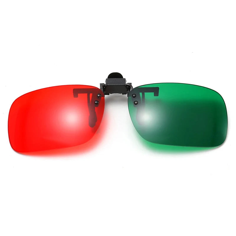 1PC Red Blue Green 3D Glasses Black Frame For Dimensional Anaglyph Movie TV Glasses For 3D Movies
