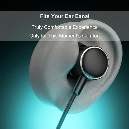 Noise Reduction Wired Headphones Type C Wired Earphones With HD Mic Earbuds For Xiaomi Realme Samsung Galaxy S25 S24 S23 S22 S21