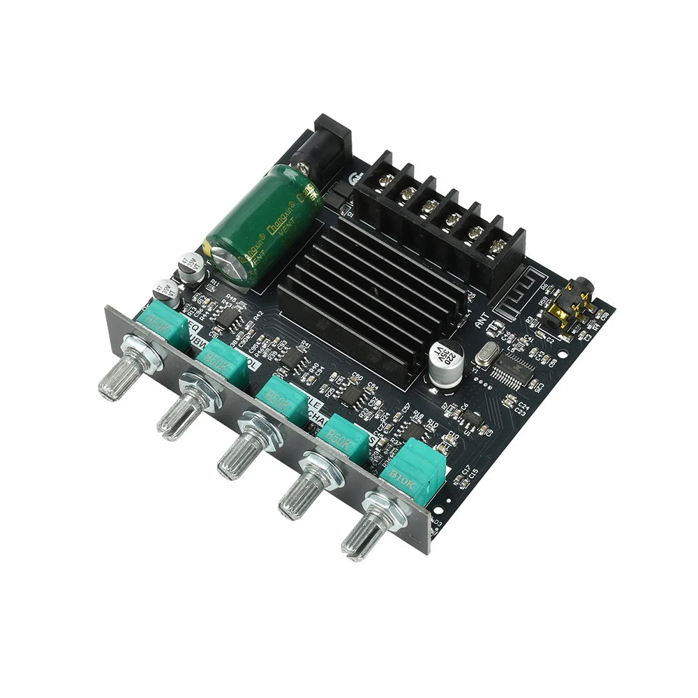 2.1 Channel BL Digital Power Amplifier Module with Subwoofer Output High Low Bass Adjustment 100W+50W+50W High Fidelity Bluetooth 5.0 Audio Board
