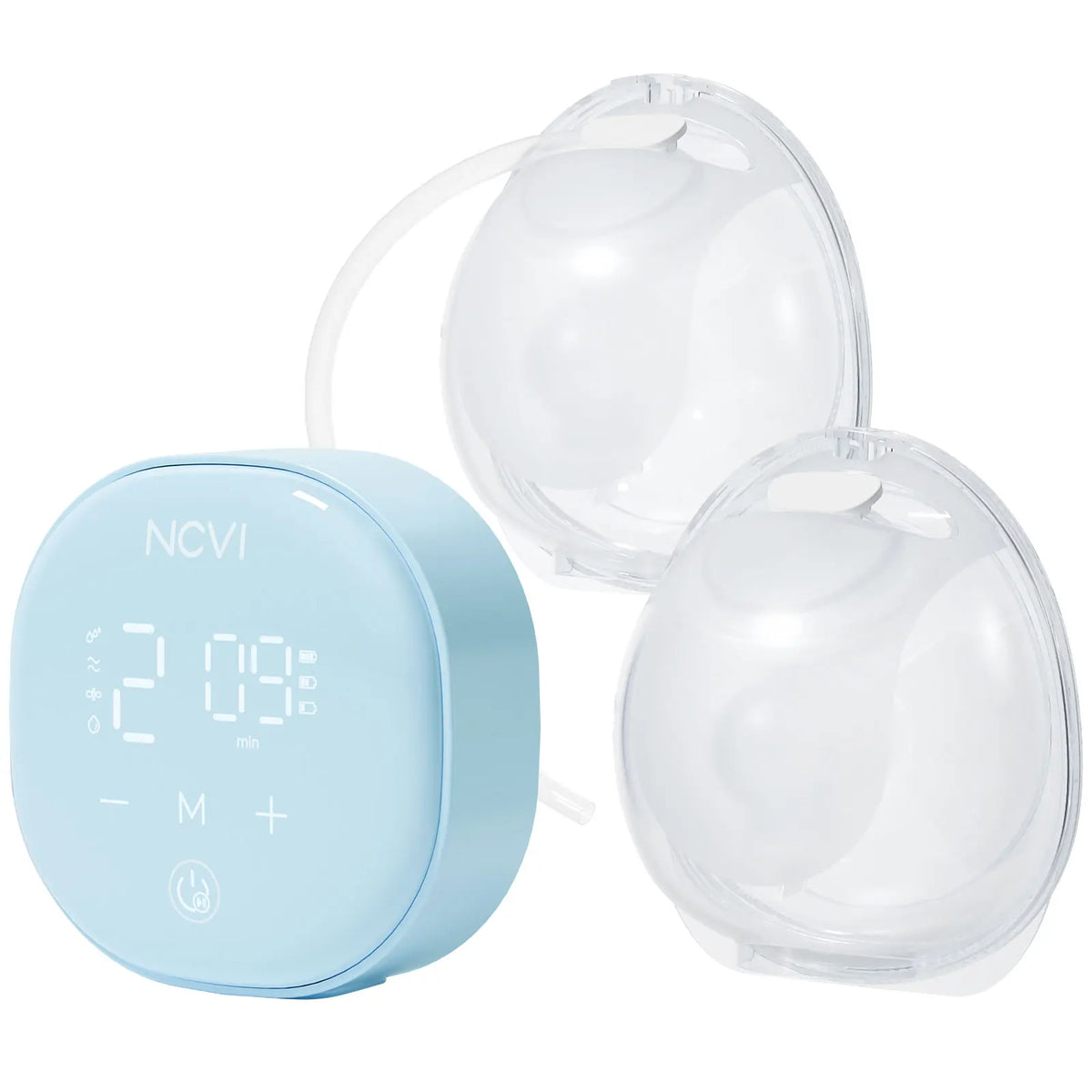 NCVI Hands Free Wearable Breast Pump, Combined with Strong Motor and Wearable Cups, 4 Modes 9 Levels, 21/24/28mm, Low Noise