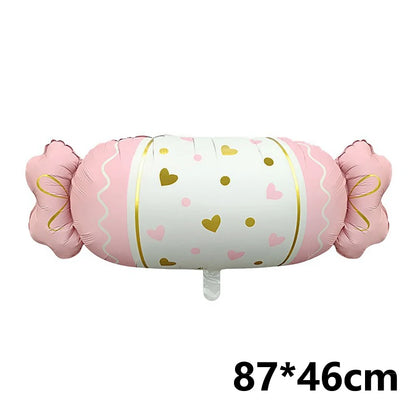Birthday Cake Aluminium Foil Balloons Candy Ice Cream Cloud Camera Helium Balloon Birthday Party Decoration