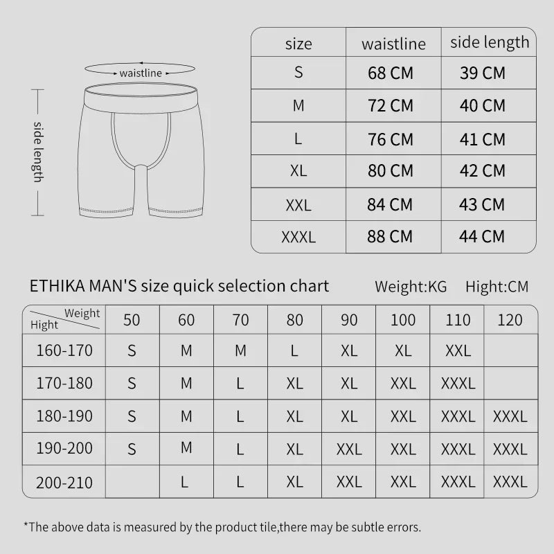 3Pcs Sexy Men Underwear Boxer Shorts Cueca Male Printed Panties Lingerie Men Underpants Boxershorts Plus Size Boxer Briefs XXXL