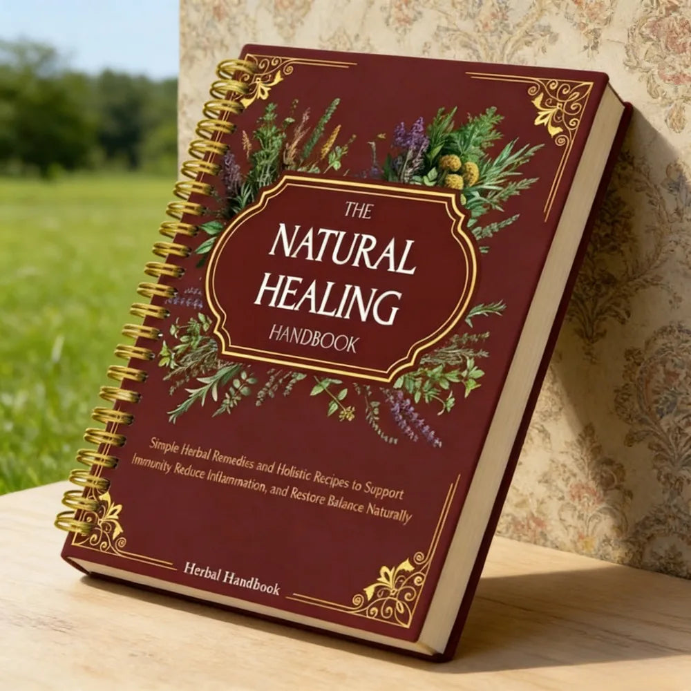 Spiral Bound Herbal Healing Book | Heart Health Blood Pressure Focus Recipes