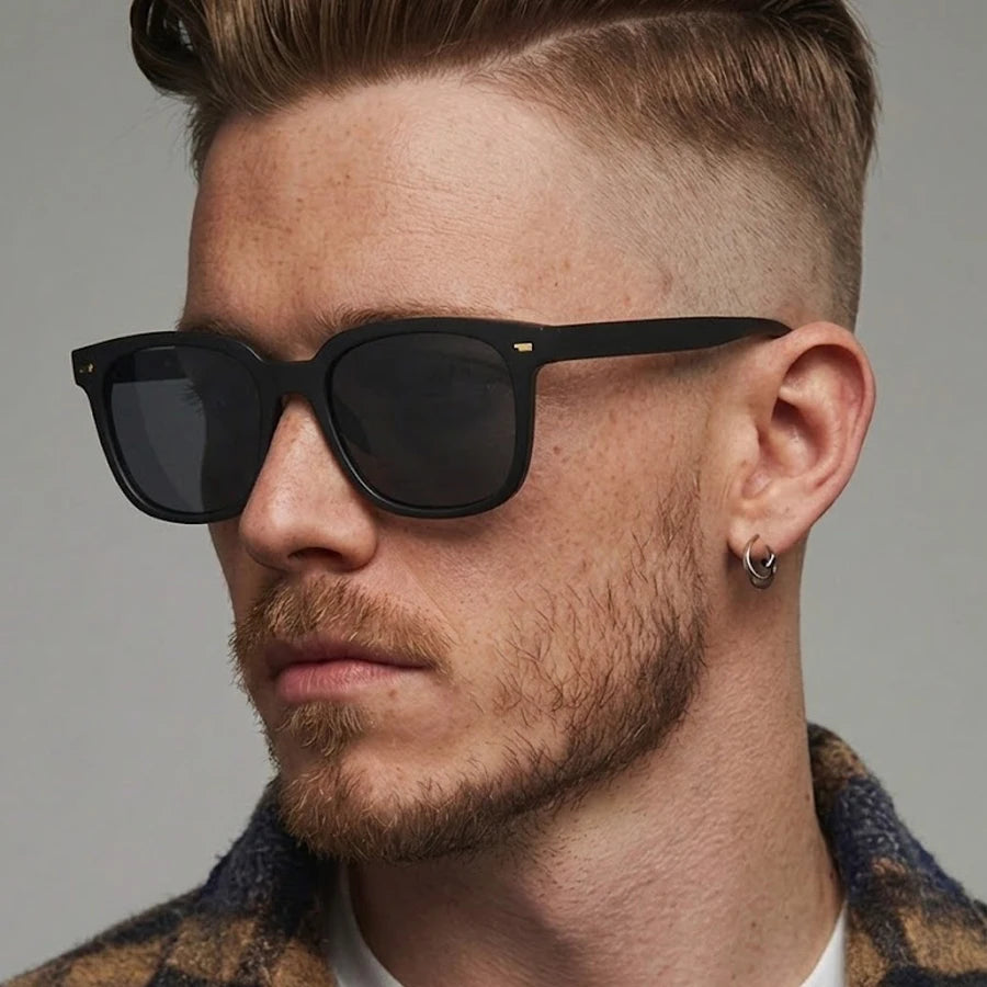 New Polarized Square Sunglasses Men Women Luxury Brand Small Round Sun Glasses Female Oversize Eyewear Glasses for Male Female