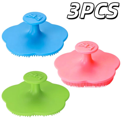 Soft Silicone Baby Bath Head Massage Brushes Cartoon Koala Hair Washing Brush Scalp Comb for Newborn Bath Tool Washing Hair Tool