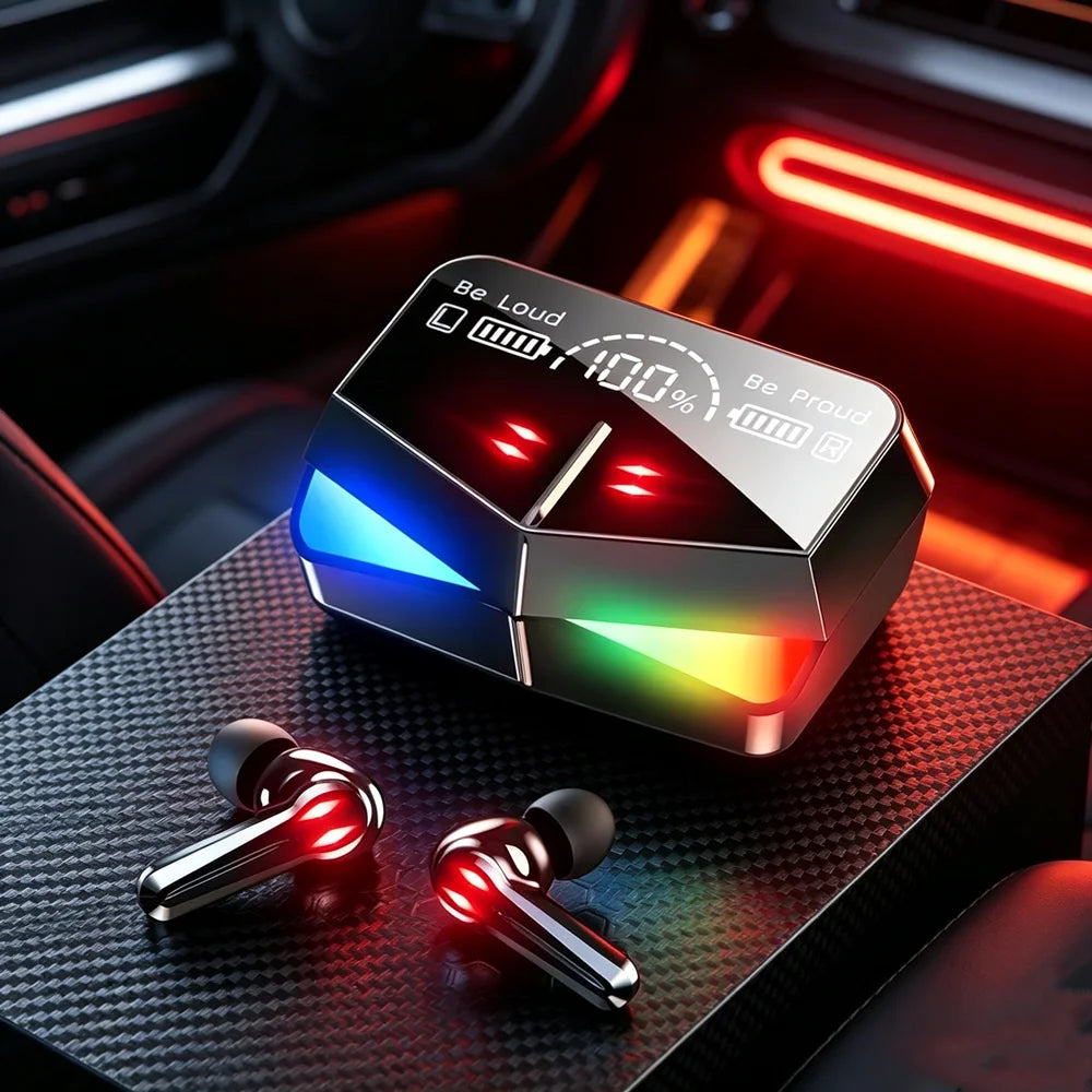 Wireless Earphones with Charging Box Headphone 9D Stereo Sports Earbuds Headsets with Microphone Bluetooth