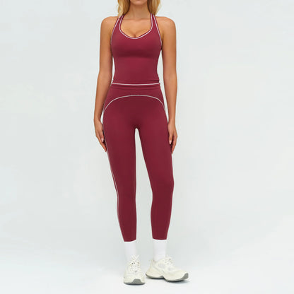 Yoga Suit 2PCS Women Tracksuits Sports Outfits Gym Clothes Running Sports Bra Suits Female Workout Yoga Clothes Athletic Wear