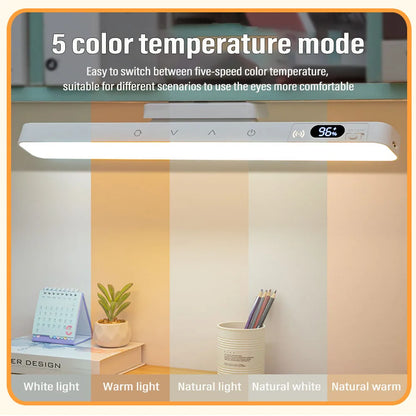 Smart Touch Table Lamp Magnetic Desk Lamp Bulit-in 2000mAh Battery for Reading Cabinet Mirror Bedside Rechargeable Night Lights