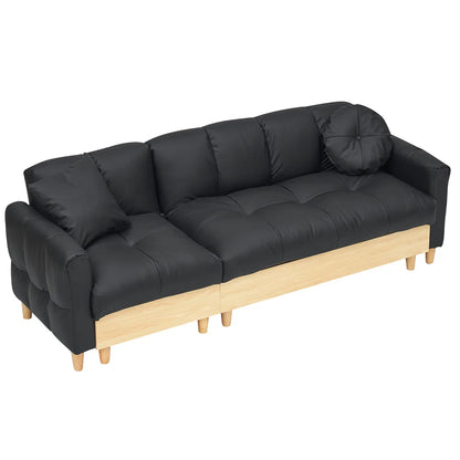 86.61-inch Fabric Sofa Convertible Into A Sofa Bed And Equipped With Storage Function Suitable For Use In Meeting Rooms Living Rooms And Bedrooms