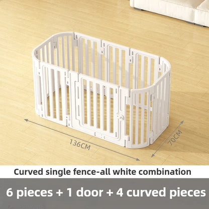 Indoor Household Pet Fence Waterproof Dog Fence Large Dog Protective Fence Free Combination Large Space Pet Isolation Fences