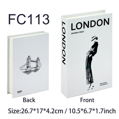 Luxury Fake Books Home Decoration Accessories for Living Room Fashion Fake Book Storage Box Simple Nordic Coffee Table Books
