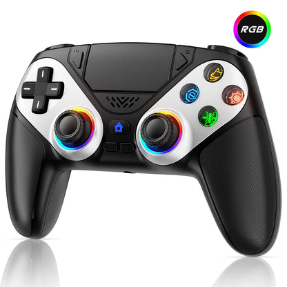 Controller for Playstation 5/PS5/PS5 Pro/Slim/PC,Wireless Gamepads RGB Joystick Turbo/Marco Program Dual Vibrate Game Controle