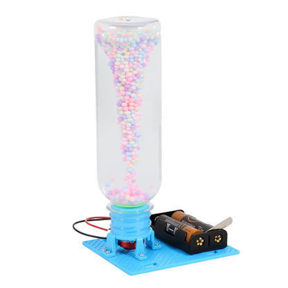 Electric Vortex Tornado Puzzle Assembly Toys DIY Physical Science Experiment Kits STEM Educational Desktop Models Creative Gifts