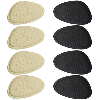 8 pcs Soft Forefoot Pads For High-heeled Shoes, Non-slip Half Insoles, Comfortable Forefoot Cushions For Foot Care