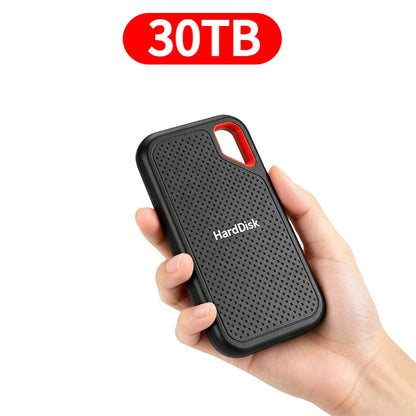 High-Speed Original SSD 2TB Portable USB3.1 Hard Drive 4TB Noiseless Disk for Freelancer Laptop Tablet Workbench