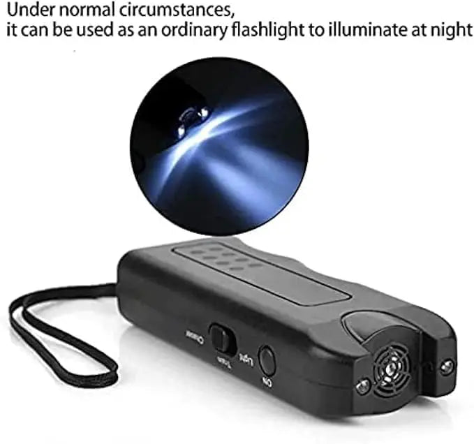 Safe Effective Ultrasonic Dog Repeller Anti-Barking Pet Training Tool Handheld Outdoor Deterrent Chaser with LED for Cats & Dogs