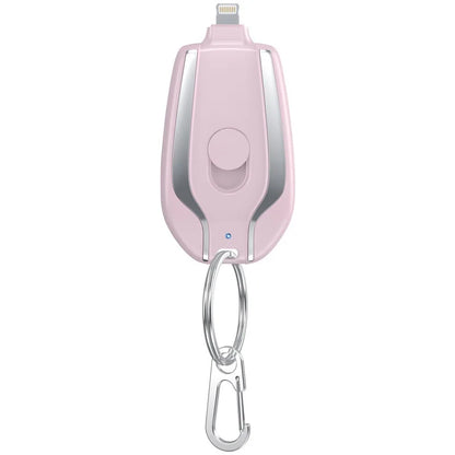 2025 New 1500mAh Mini Keychain Emergency Power Bank Portable Power Bank Keychain Emergency Charger for iPhone13 12 Xiaomi Huawei