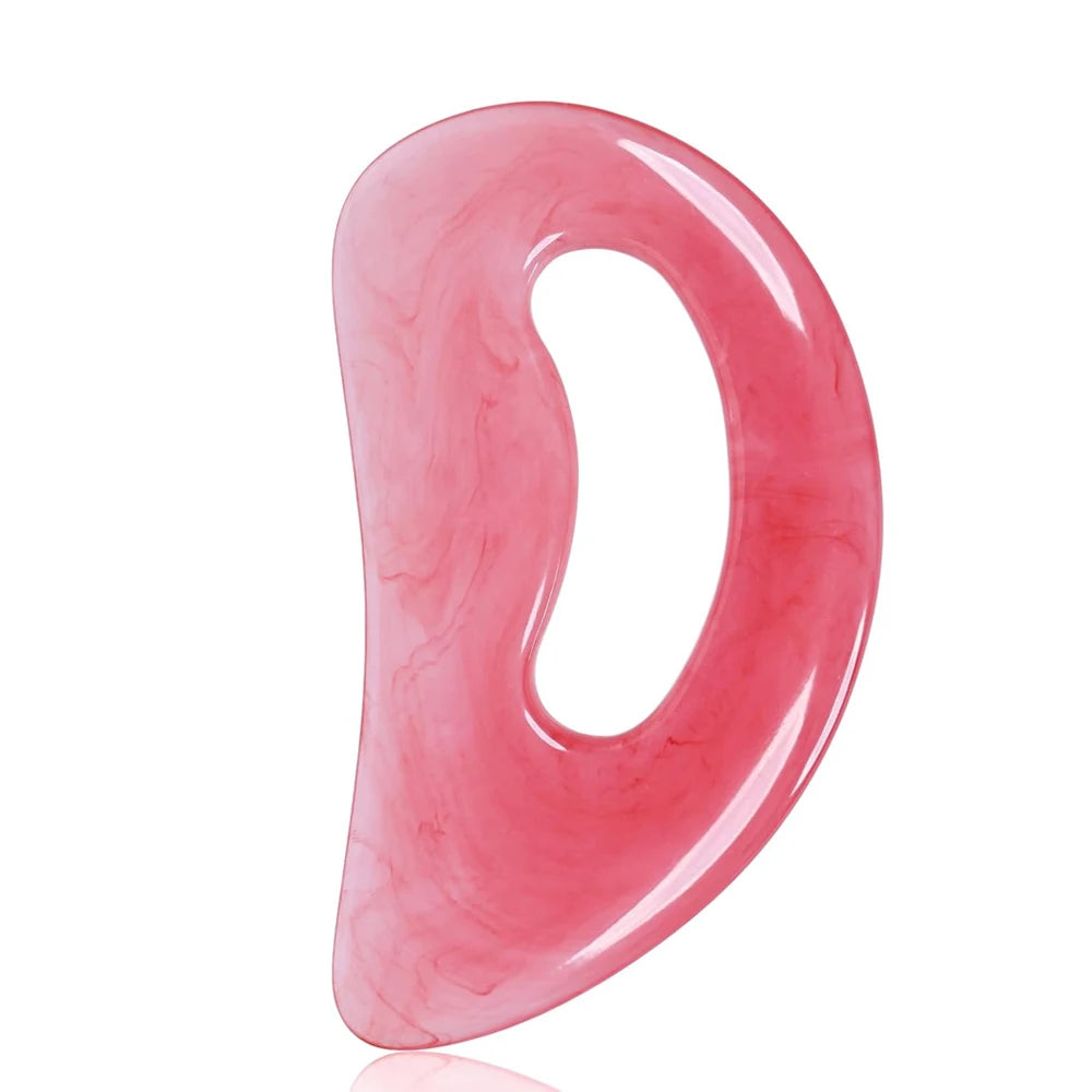 Resin Body Gua Sha Massage Tool Neck Back Massager Body Leg Foot Guasha Scraping Acupuncture Tool Resin Guasha Board
