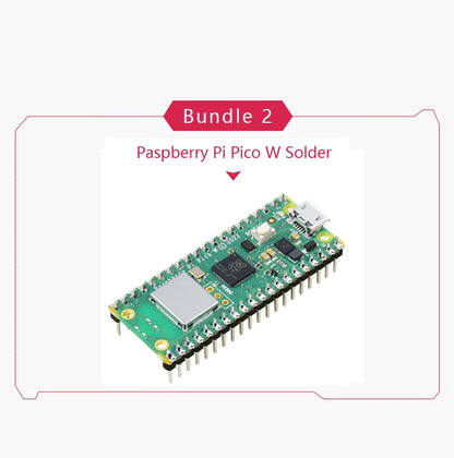 Original Raspberry Pi Pico/2, Pico with Wireless WiFi Development Board, Pico or Pico H with Pin Header, Support MicroPython/C++
