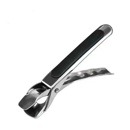Anti-Scald Gripper Clip Multipurpose Non-Slip Plate Bowl Retriever Tongs with Silicone Handle Hot Dish Kitchen Tool