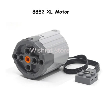 Legoeds-compatible MOC Technical Power Functions M Motor 8883 Modified Remote Control Power Group Train Lithium Battery Box 9686