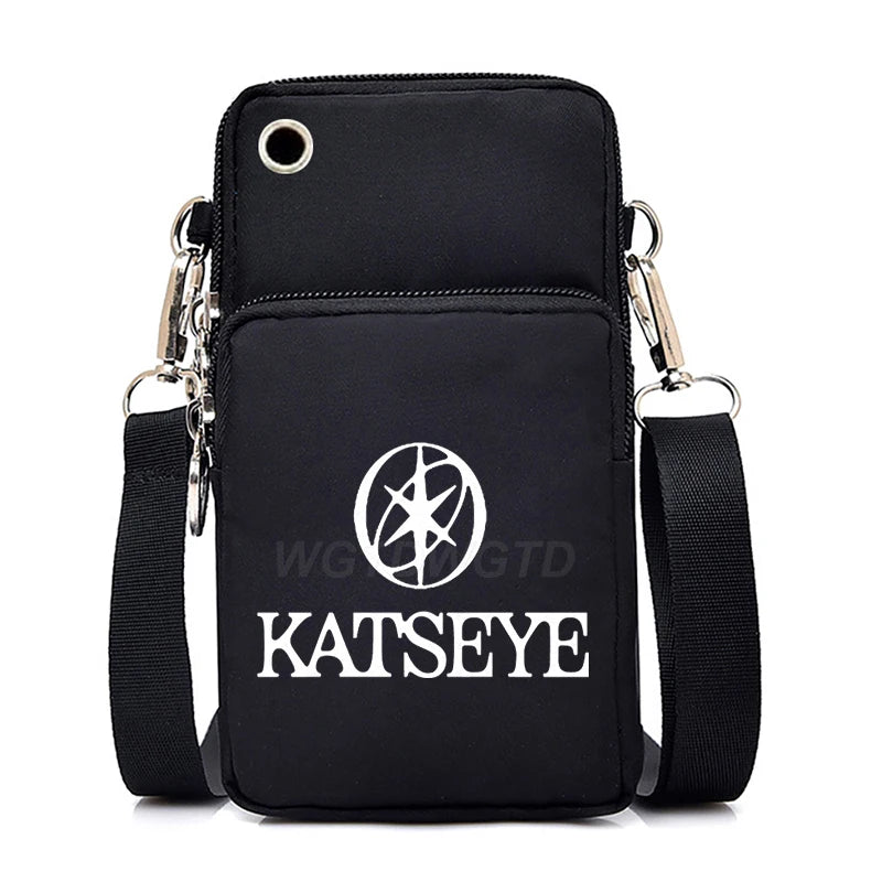 Funny Katseye Hip Hop Small Shoulder Bags Women Men Harajuku Katseye Mini Mobile Phone Bags 2026 New Purses Crossbody Bags Gifts
