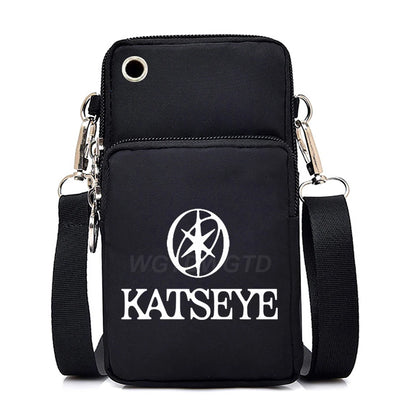 Funny Katseye Hip Hop Small Shoulder Bags Women Men Harajuku Katseye Mini Mobile Phone Bags 2026 New Purses Crossbody Bags Gifts