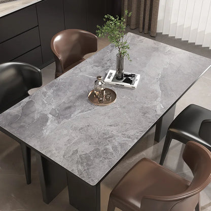 Marble pattern tablecloth custom square rectangle table cover office Decor desk mat waterproof leather table linen protector