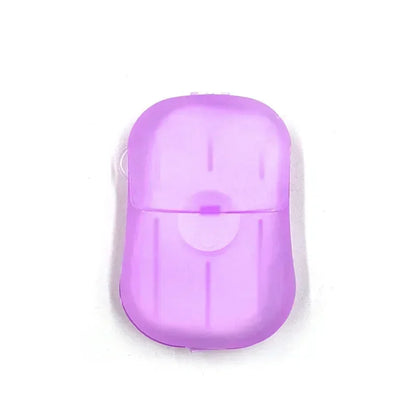 Outdoor travel disposable soap tablet box soap paper Portable hand washing tablet Small soap tablet mini soap sheet