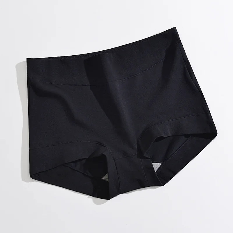 M-4XL Women's Cotton Boxer Panties Graphene Antibacterial Boxer Briefs High Waist Abdominal Boxer Knickers Sexy Safety Shorts