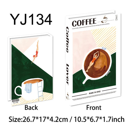 Luxury Fake Books Home Decoration Accessories for Living Room Fashion Fake Book Storage Box Simple Nordic Coffee Table Books