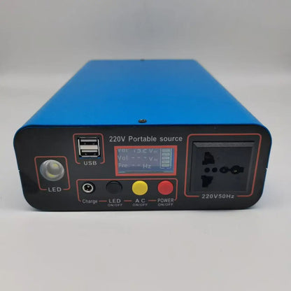 300W Portable Solar Generator Outdoor Electricity Energy Storage Power Station For Home Backup Camping Hiking Travel Supply