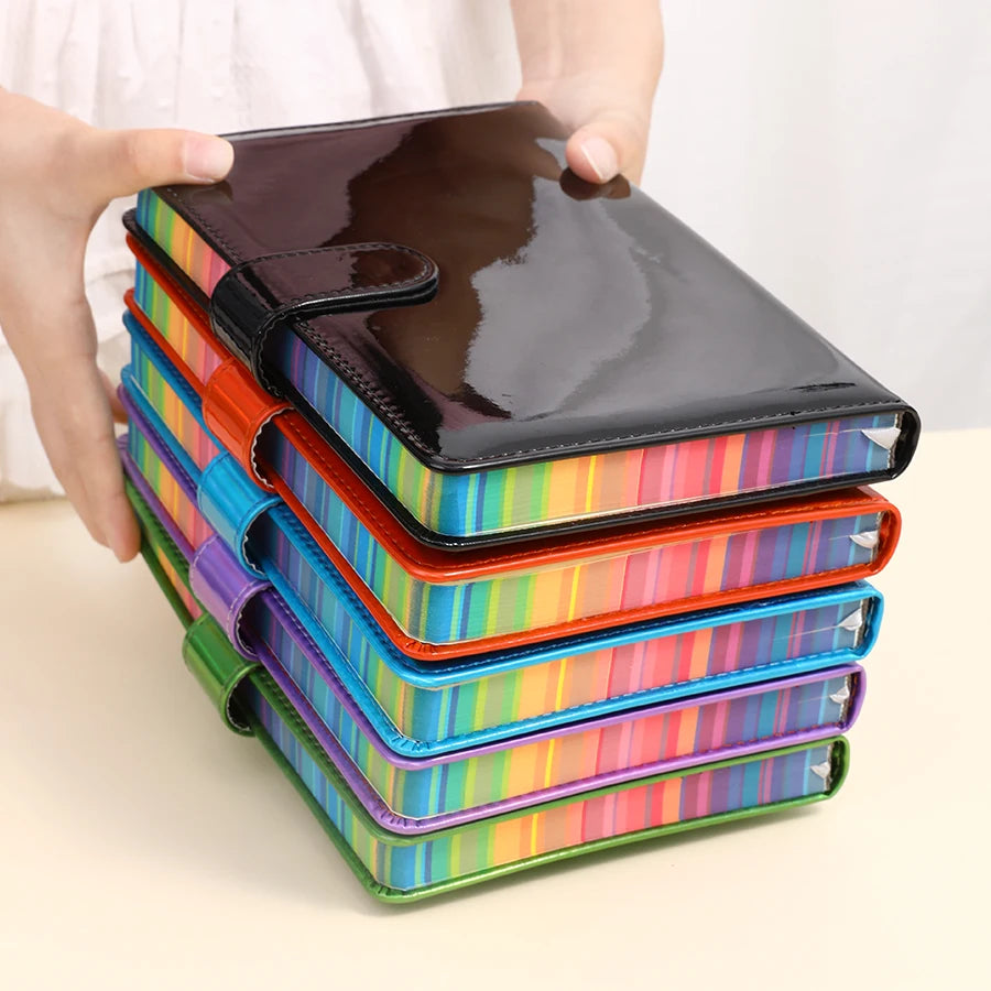 1pc Laser Gradient Notebook 360 Page Multi Color Office Stationery Hot Selling School Student Hardcover High Quality Notebook