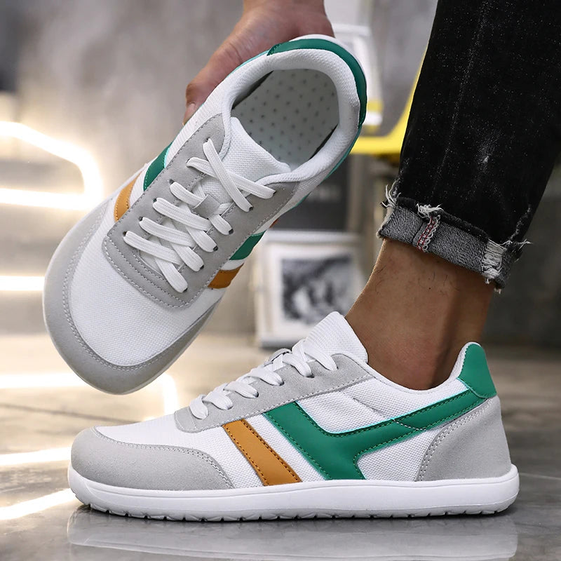Men's Wide Toe Box Barefoot Shoes Minimalist Sports Shoes with Zero Drip Soles The Best Breathable Mesh Designer Men's Running